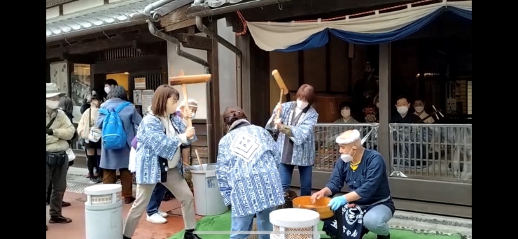 博多のもちつき