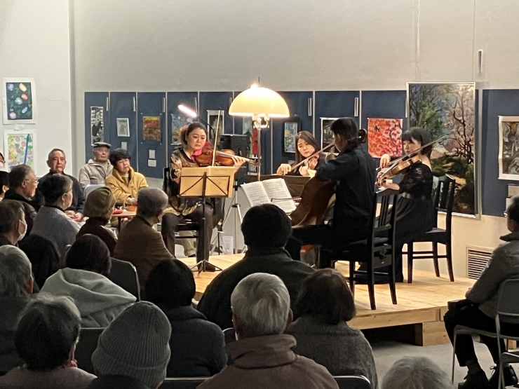 直方谷尾美術館 第61回室内楽定期演奏会  福岡発弦楽四重奏団 育成プロジェクト5  J.ブラームス弦楽四重奏曲 全3曲演奏会 第2夜