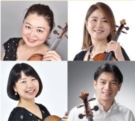 直方谷尾美術館 第61回室内楽定期演奏会  福岡発弦楽四重奏団 育成プロジェクト5  J.ブラームス弦楽四重奏曲 全3曲演奏会 第2夜