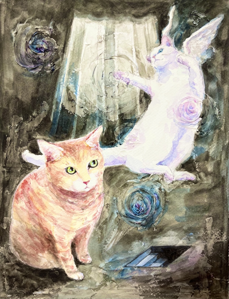 中川貴美子作品展「猫、宇宙を想う」