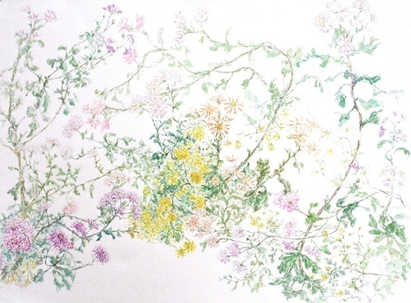 第13回 野の花庭の花を描く水彩画展