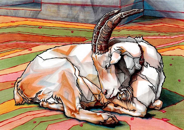 ちゃっきー個展 カクカクした世界