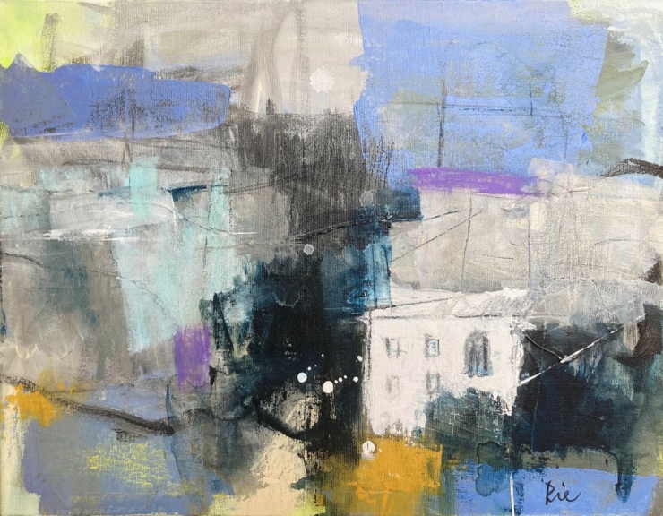 仲村理恵 展 — 溢れ出す色彩、息づく線 — 