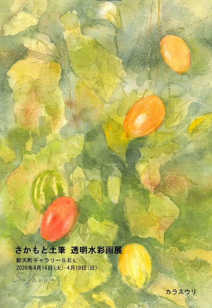 さかもと土筆 -透明水彩画展-