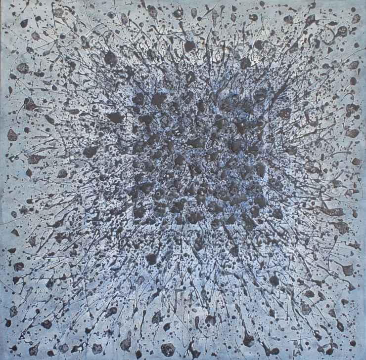 酒井忠臣展 --内面にせまる「黒」 何事も吸収する「白」 --