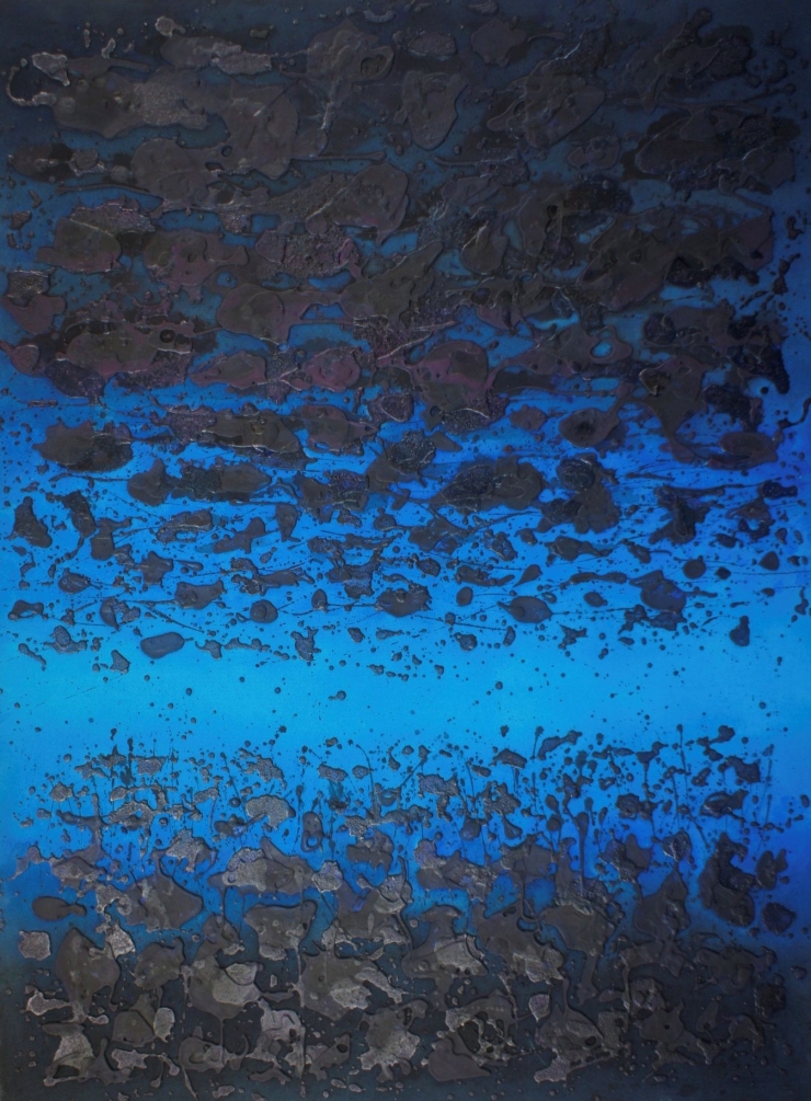 酒井忠臣展 --内面にせまる「黒」 何事も吸収する「白」 --