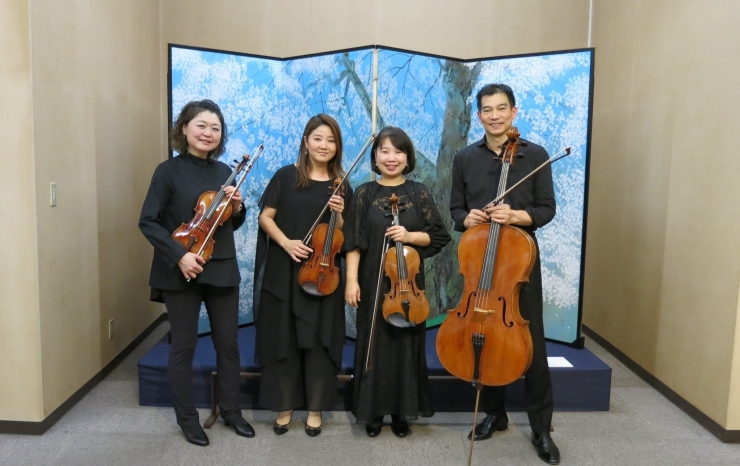 直方谷尾美術館 第65回室内楽定期演奏会 福岡発弦楽四重奏団 育成プロジェクト6