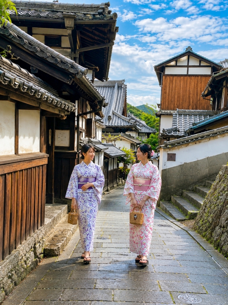 臼杵観光で外せない「二王座歴史の道」。石畳と白壁が織りなす城下町で本格映えショットを狙う